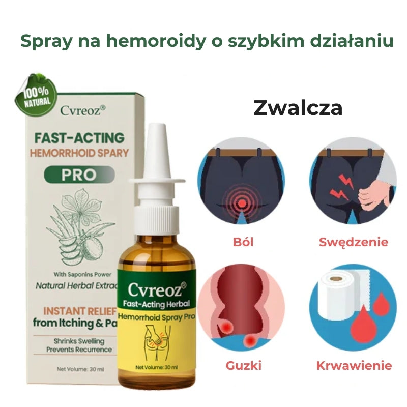 Ziołowy spray na hemoroidy