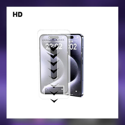 Zestaw zabezpieczający do iPhone'a – bezpyłowa, wzmocniona folia ochronna na ekran