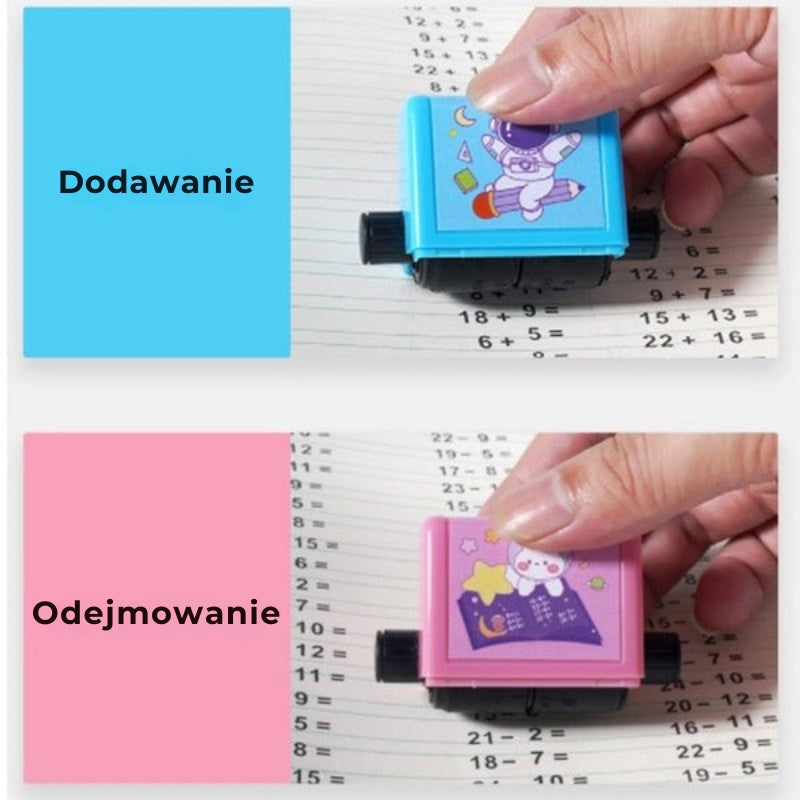 Rolka do ćwiczeń matematycznych - dodawanie, odejmowanie, mnożenie, dzielenie