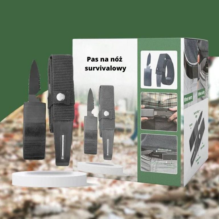 Survivalowy pas nożowy – Narzędzia outdoorowe – Rozmiar uniwersalny