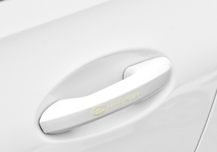 Metalowe naklejki samochodowe | zestaw 4 sztuk