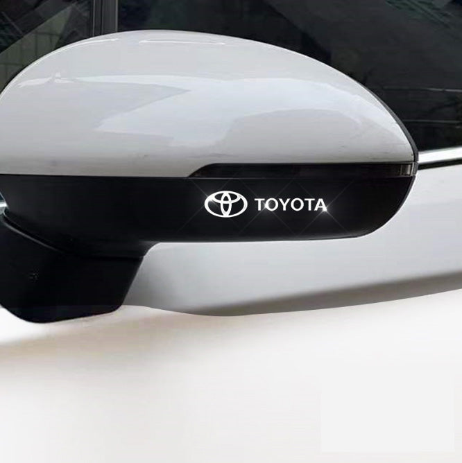 Metalowe naklejki samochodowe | zestaw 4 sztuk