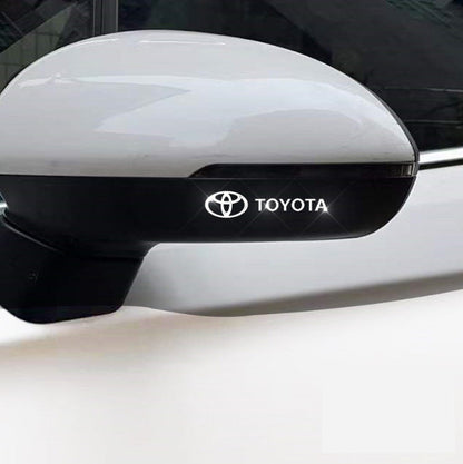 Metalowe naklejki samochodowe | zestaw 4 sztuk