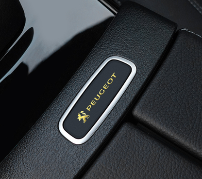 Metalowe naklejki samochodowe | zestaw 4 sztuk