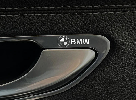 Metalowe naklejki samochodowe | zestaw 4 sztuk