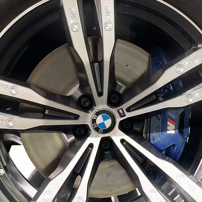 Metalowe naklejki samochodowe | zestaw 4 sztuk