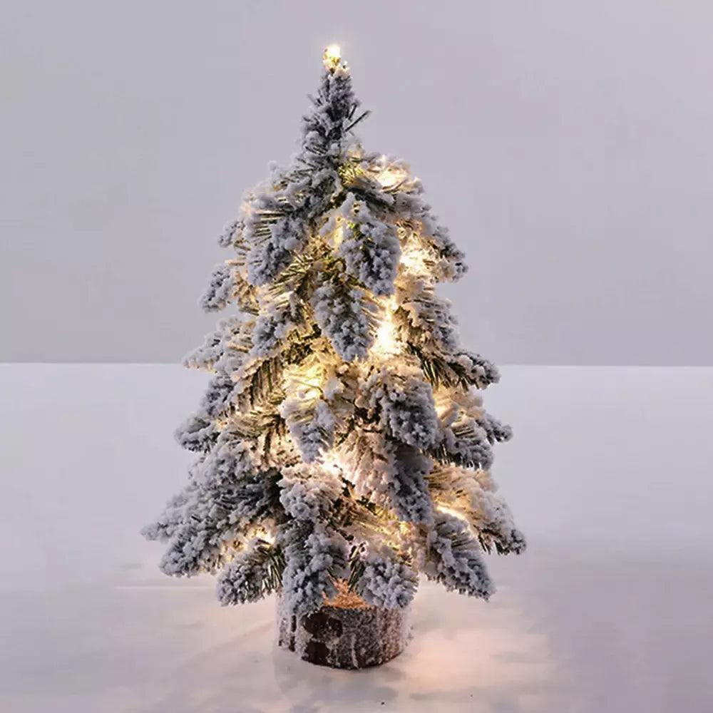 Mała śnieżna choinka z oświetleniem (45 lub 60 cm)