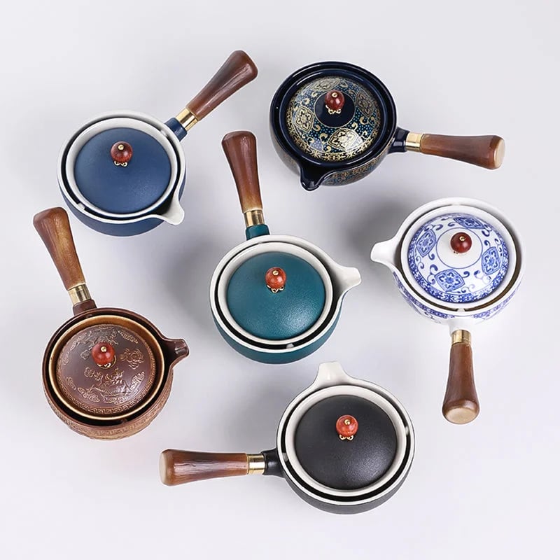 🔥 Obrotowy zaparzacz do herbaty 360° z ochroną przed rozlaniem