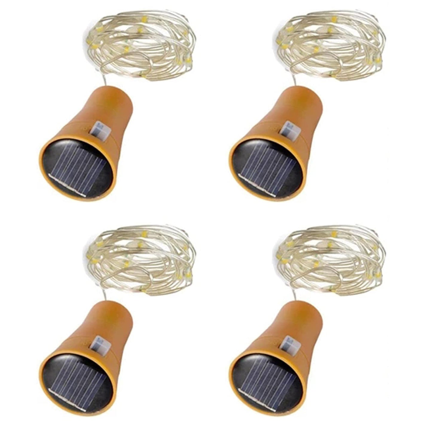 Solarne lampki LED w korku do butelki