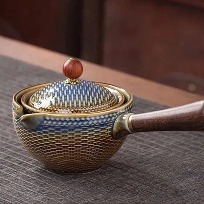 🔥 Obrotowy zaparzacz do herbaty 360° z ochroną przed rozlaniem