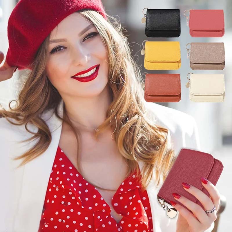 Portfel damski ze skóry PU