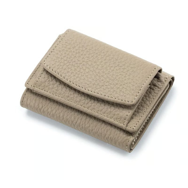 Ręcznie wykonany skórzany portfel RFID z prawdziwej skóry