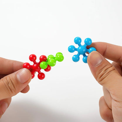 Klocki Montessori „Płatek Śniegu” – edukacyjna układanka dla dzieci