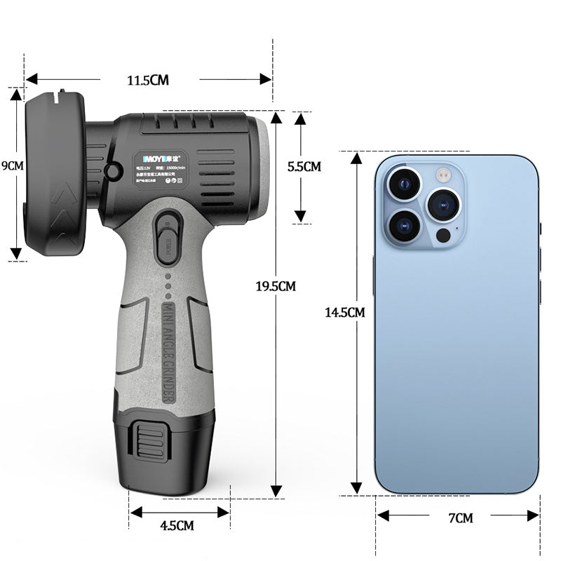 Mini szlifierka 12 V z tarczą tnącą – kompaktowe i precyzyjne narzędzie